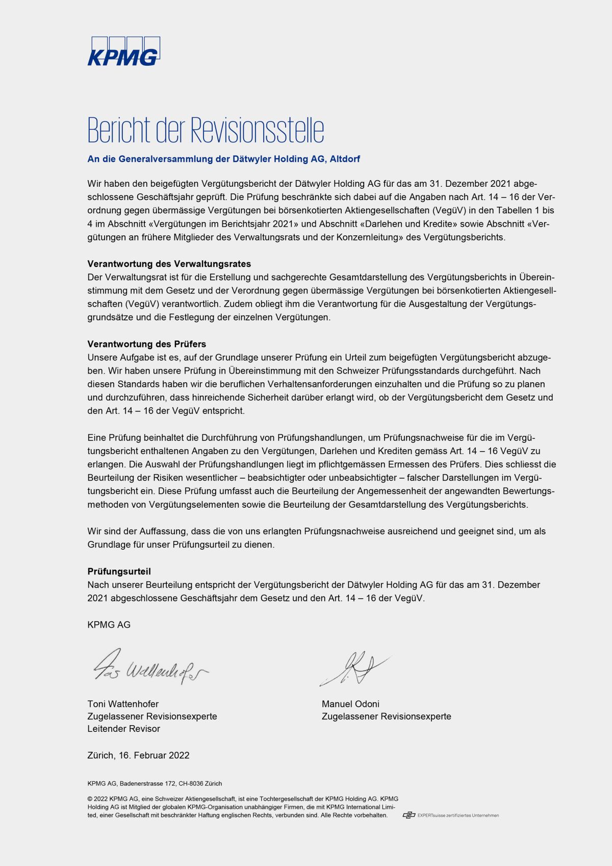 Remuneration Report